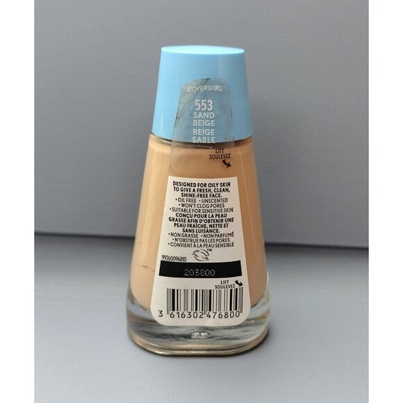 Covergirl Clean Matte Liquid Foundation 553 Sand Beige Oil Control Makeup 30mL 1 - Picture 6 of 9